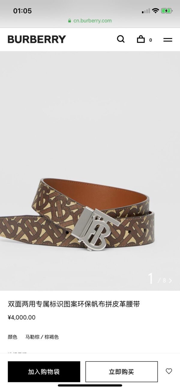 BRBRY Belt AAF - immagine 2