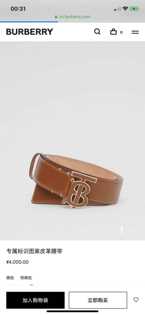BRBRY Belt AAL - immagine 2